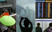 Observatory lowers all storm warning signals after a day of wild weather leaves one man dead and forces businesses to close, with one expert putting losses at HK$5 billion Observatory lowers all storm warning signals after a day of wild weather leaves one man dead and forces businesses to close, with one expert putting losses at HK$5 billion