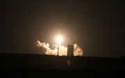 The Long March CZ-5 rocket takes off from the Wenchang base on Thursday night. Photo: Simon Song The Long March CZ-5 rocket takes off from the Wenchang base on Thursday night. Photo: Simon Song