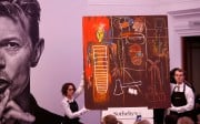 The highest-selling item in Bowie’s collection, the graffiti-inspired Air Power canvas by Basquiat, sold for £7.09 million Photo: Reuters