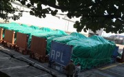 The seizure of the military vehicles on a Singapore-bound cargo ship from Taiwan at the Kwai Chung container terminal. 28NOV16 SCMP/David Wong