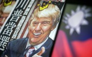 Donald Trump is featured in a newspaper in Taipei, where the president-elect’s remarks on the one-China policy have created a stir. Photo: EPA