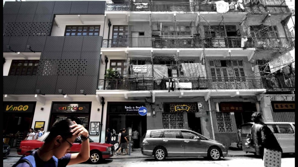 Time travel Two sides of Hong Kong street 100 years apart in one