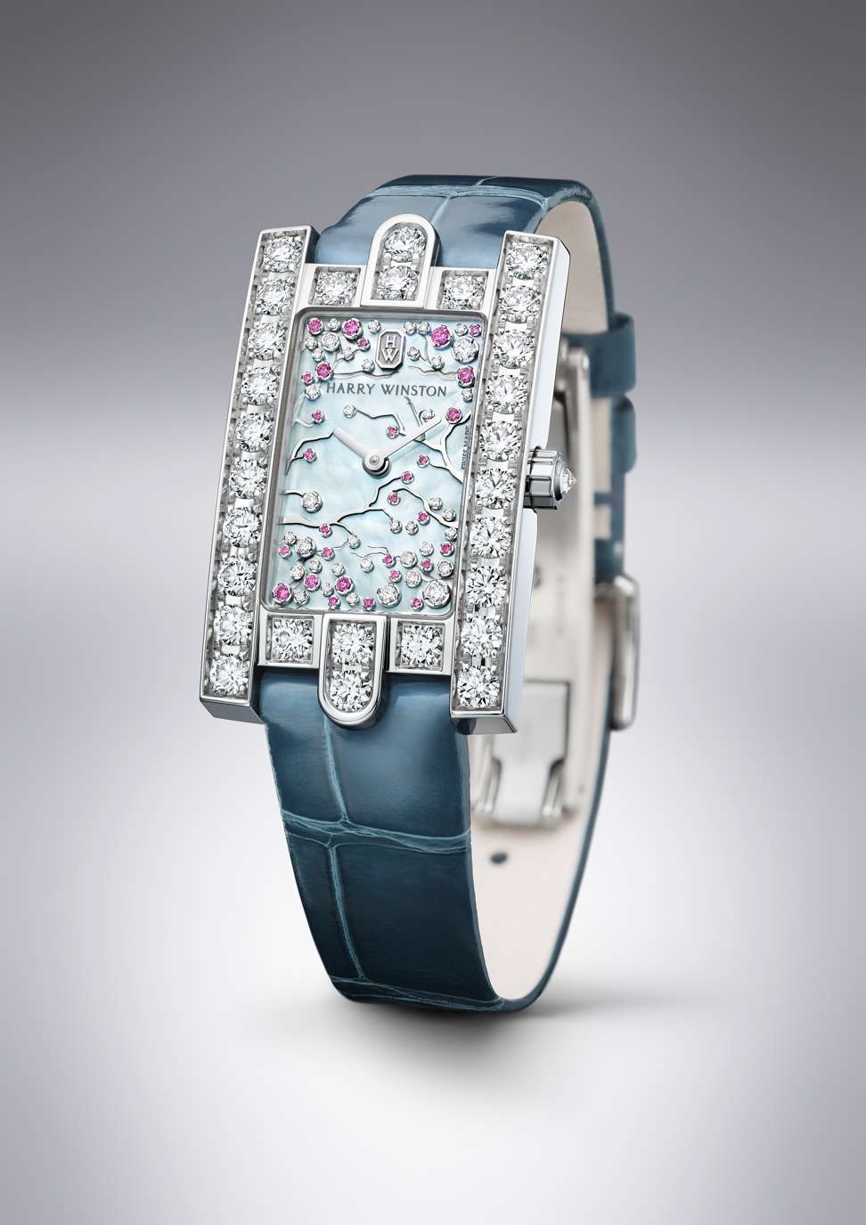 Cherry Blossom - Quinting Transparent Luxury Watch