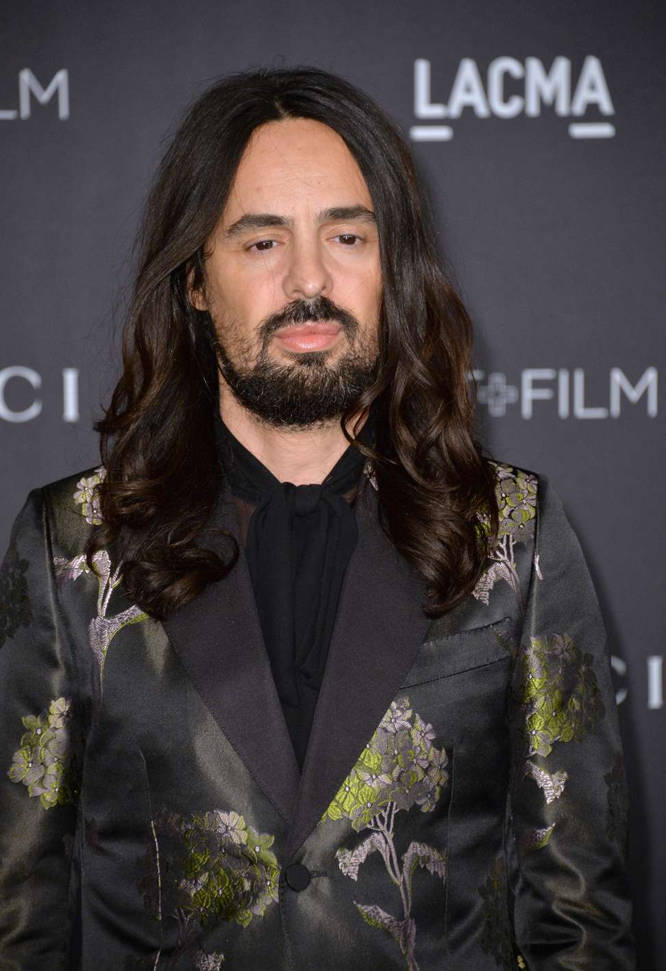 Alessandro Michele, Gucci creative director, at the 2015 LACMA Art+Film Gala