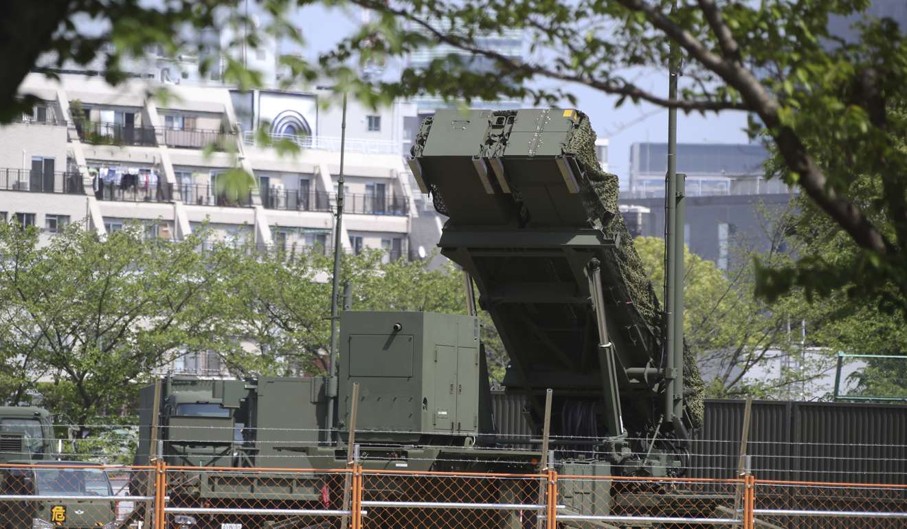 A PAC-3 Patriot missile unit deployed in Tokyo. Photo: AP