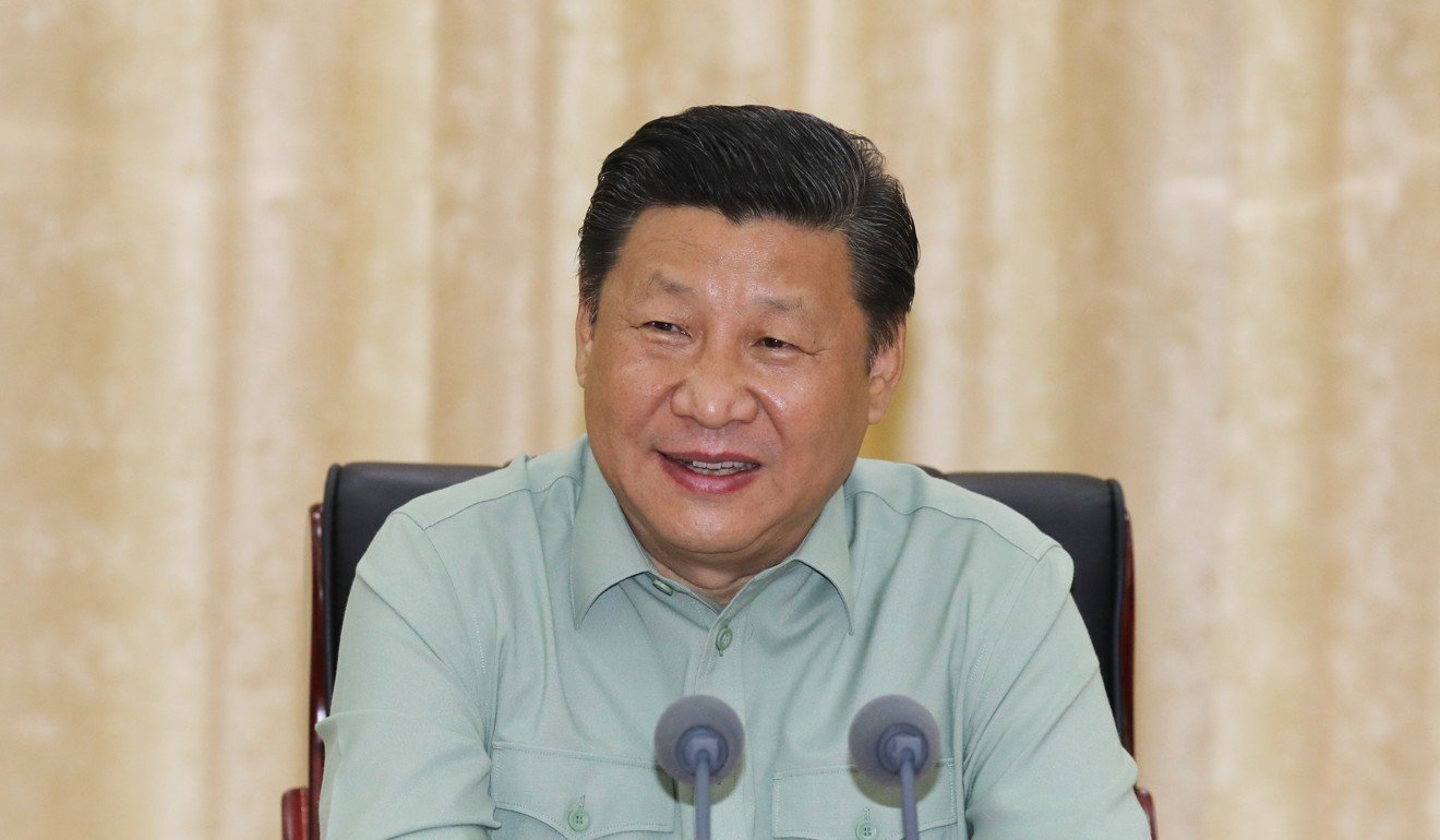 Chinese President Xi Jinping speaks during a meeting with the Southern Theatre Command of the People's Liberation Army (PLA) last monht. Photo: Xinhua