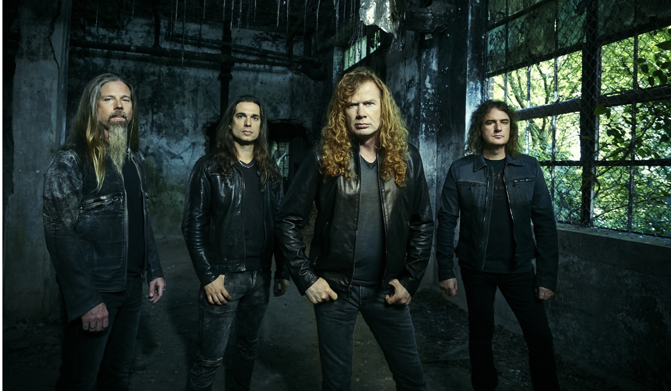 Megadeth (from left) Dirk Verbeuren, Kiko Loureiro, Dave Mustaine and Dave Ellefson.