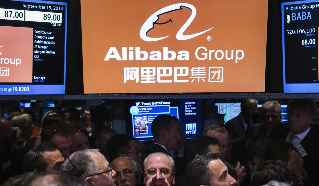 In 2014 New York also hosted the world’s largest IPO to date, when mainland China e-commerce giant Alibaba Group raised US$25 billion. Photo: Reuters
