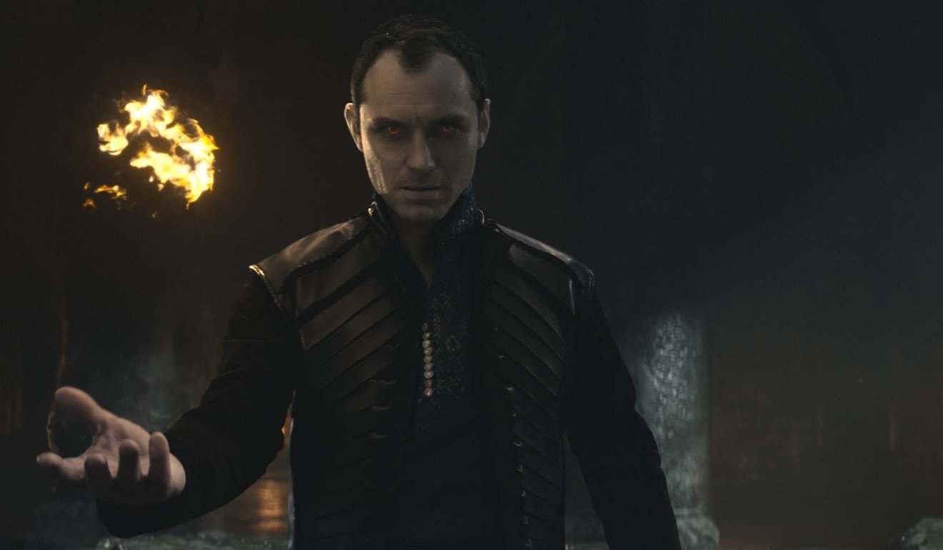 Jude Law as Vortigern in King Arthur: Legend of the Sword.