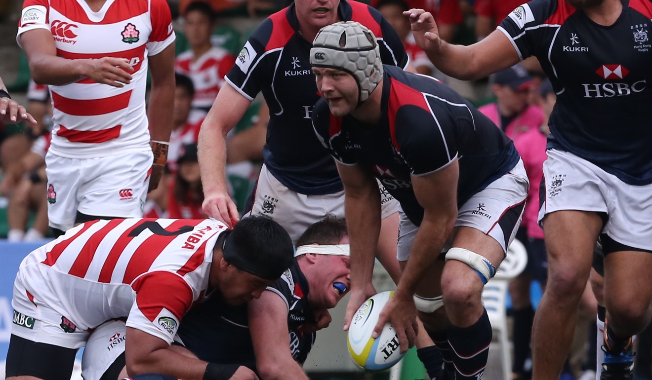 Nick Hewson returns to the Hong Kong side for their clash with Japan. Photo: Jonathan Wong