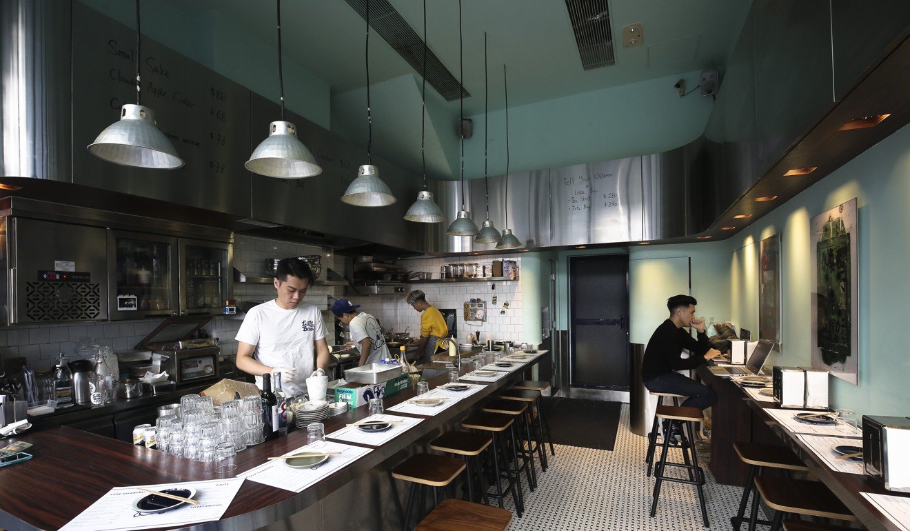 Interior of Little Bao on Staunton Street, Central. Photo: Paul Yeung