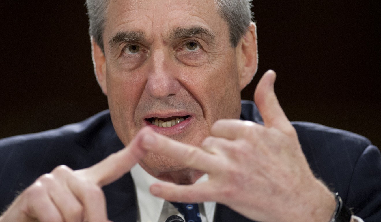 A file photo taken on June 19, 2013, shows then FBI Director Robert Mueller testifying before the US Senate Judiciary Committee. Photo: AFP