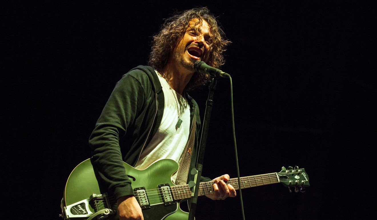 Chris Cornell of Soundgarden performs at Rock on the Range in Columbus, Ohio. Cornell, 52, who gained fame as the lead singer of the bands Soundgarden and Audioslave, died at a hotel in Detroit and police said he committed suicide.Photo: AP