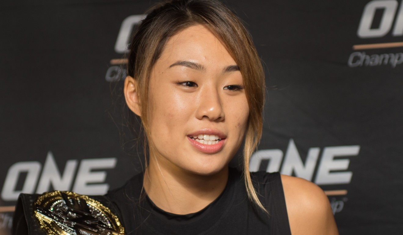 Angela Lee defends her atomweight MMA world title on Friday night. Photo: Singaporemaven
