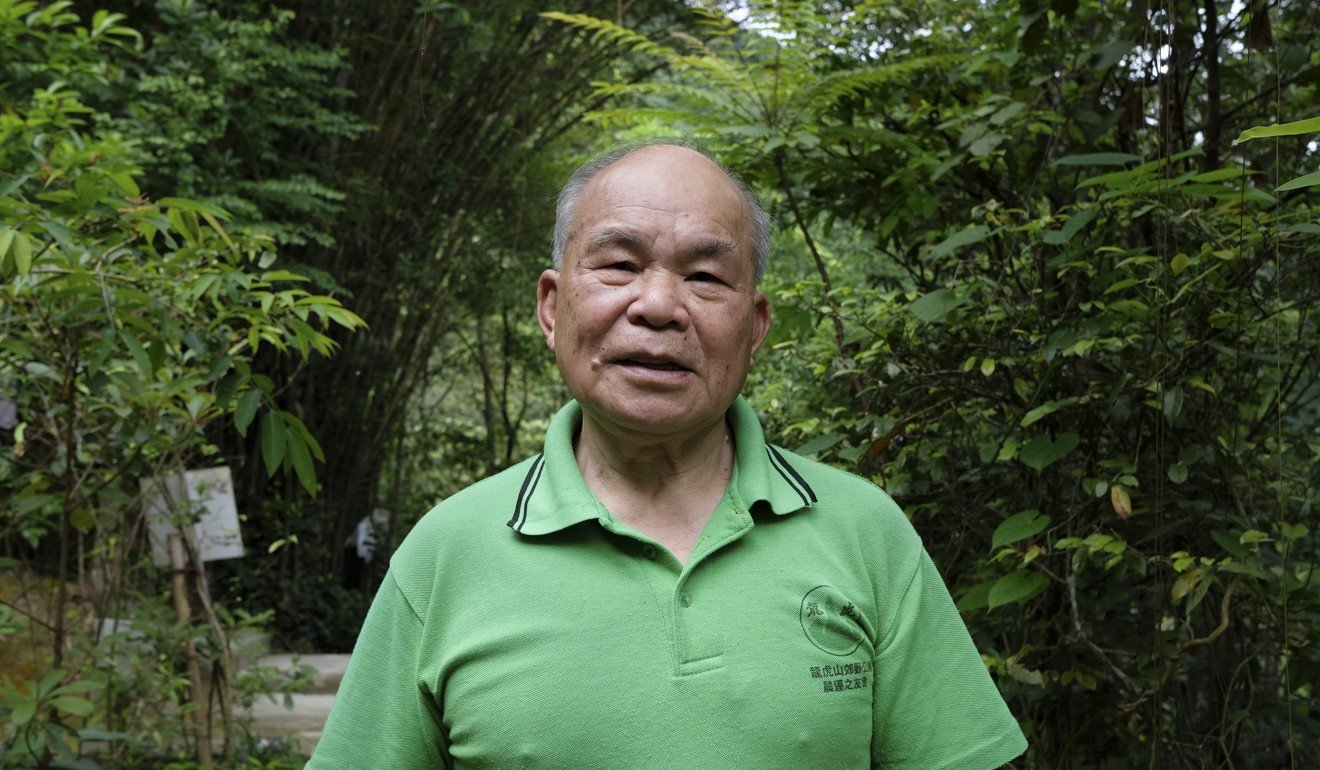 Chan Siun-kuen is one of the founders of the Chinese herbal garden in Lung Fu Shan Country Park on Hong Kong Island. Photo: James Wendlinger