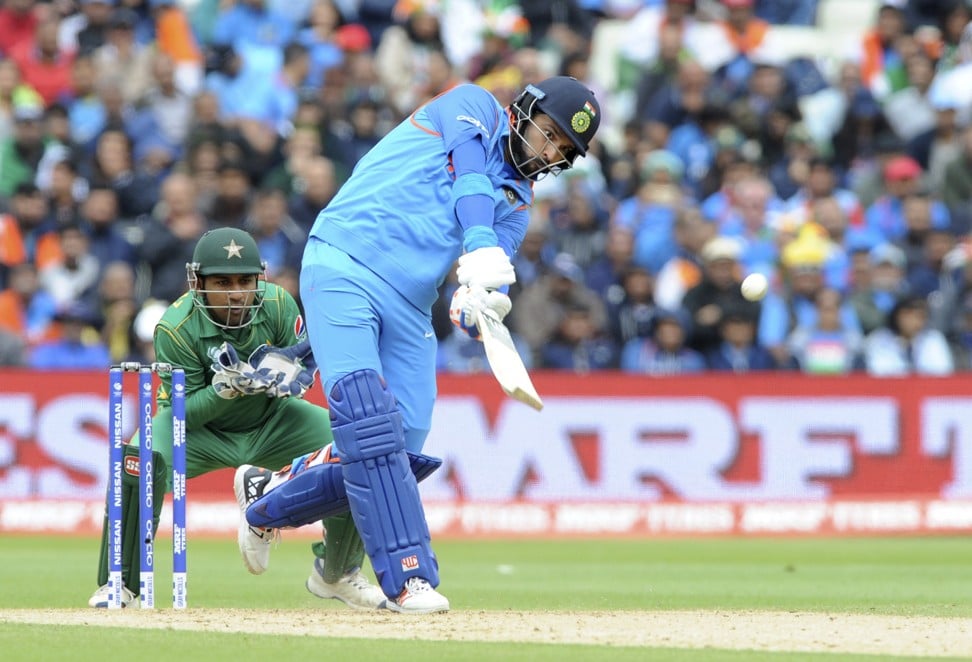 India’s Yuvraj Singh bats during the ICC Champions Trophy match between India and Pakistan at Edgbaston. Photo: AP