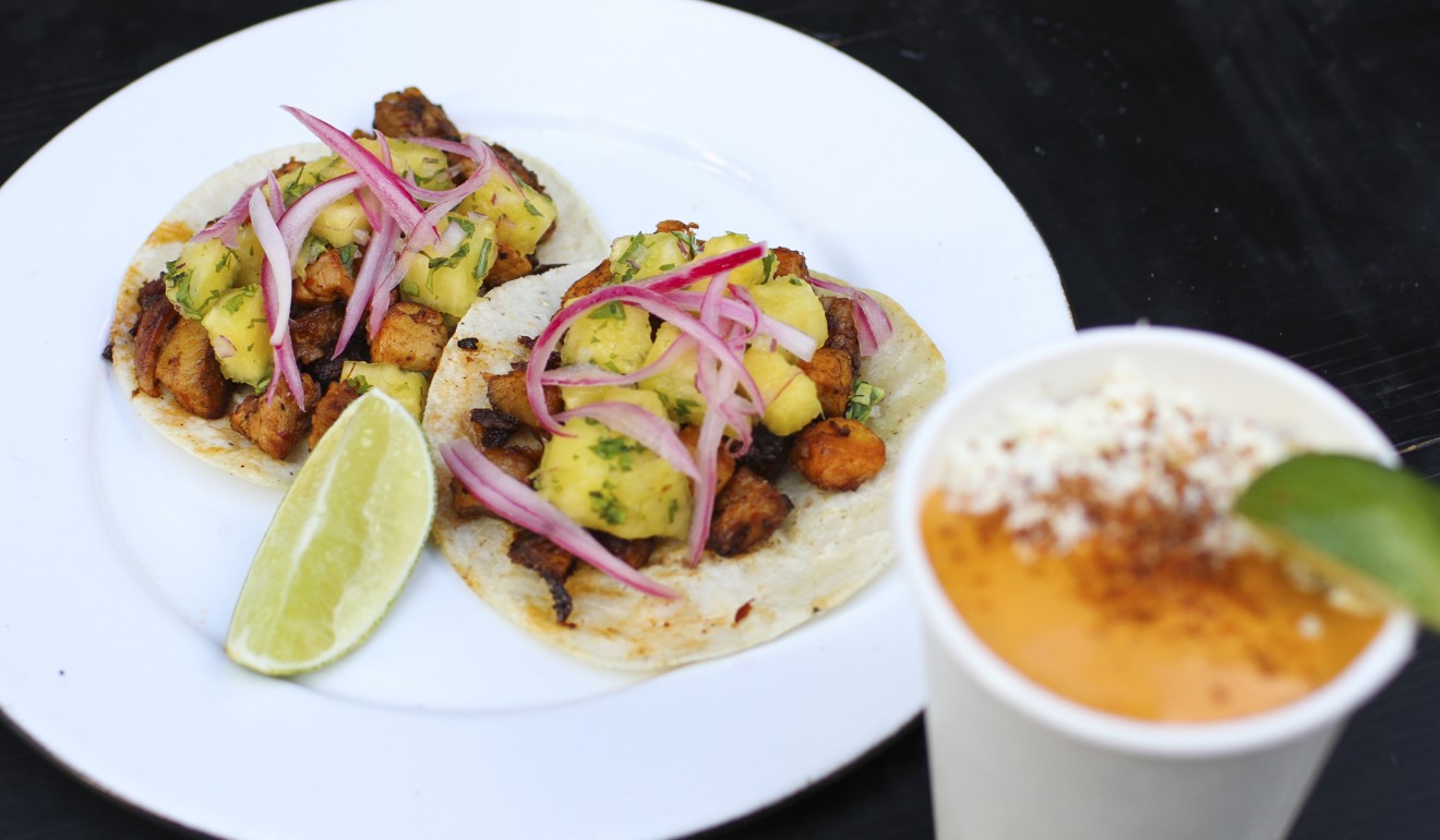 Luis Aguilar’s pop-up tacos with hand-made corn tortillas.