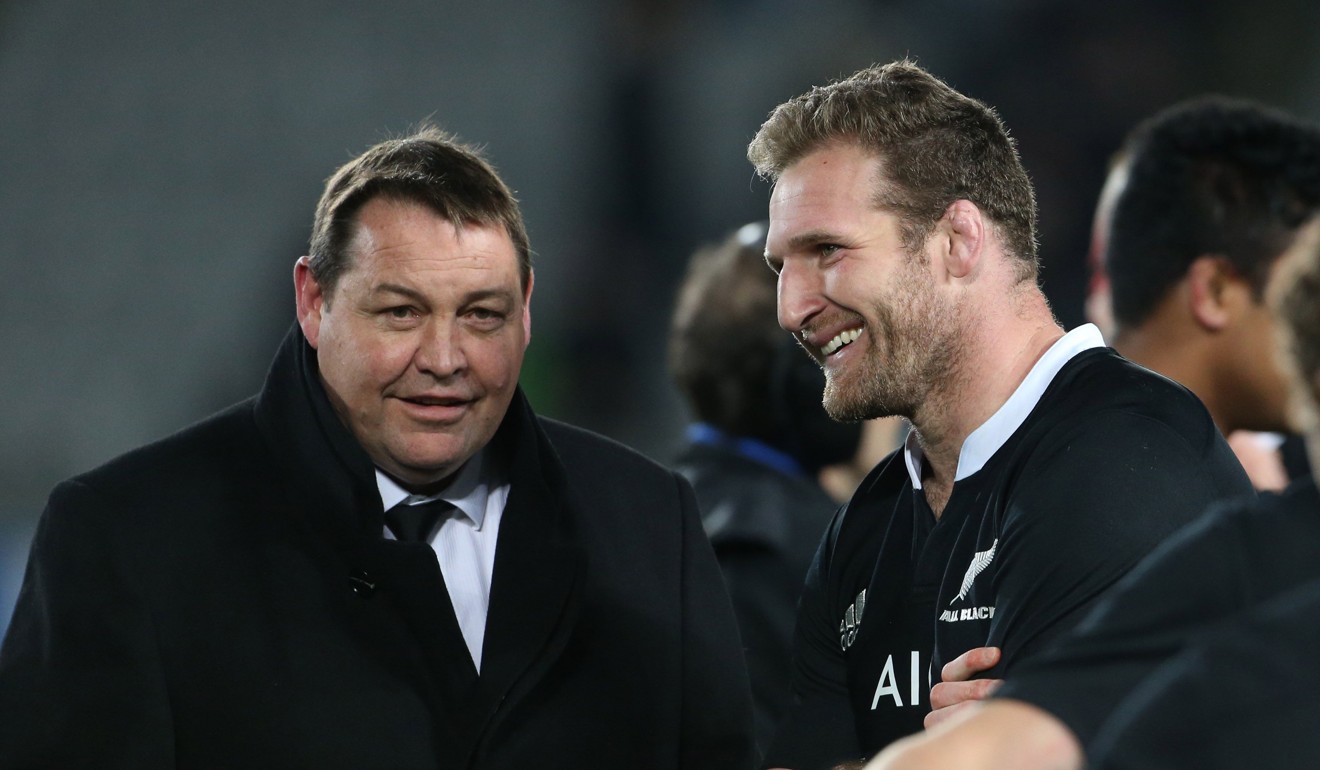 All Blacks’ coach Steve Hansen (left) is hoping Kieran Read is fit for the first test. Photo: AFP