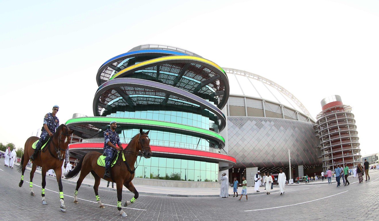 The newly refurbished Khalifa International Stadium in Doha is the only stadium currently ready for World Cup 2022. Photo: AFP