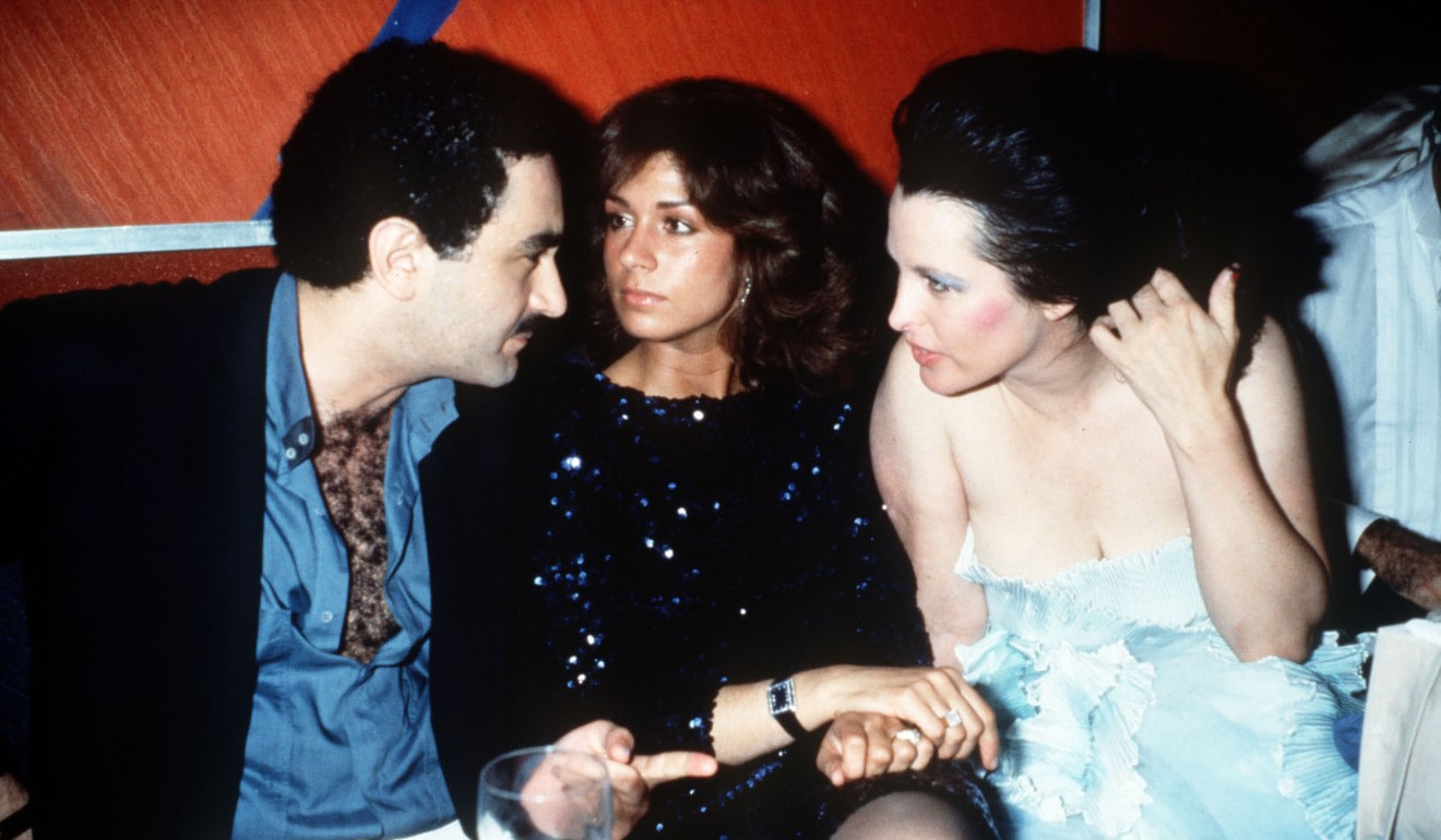Dodi Al-Fayed chats with his aunt, Soraya Kashoggi (right) and Linda Atterzaedh, in this undated photo. Photo: Alpha