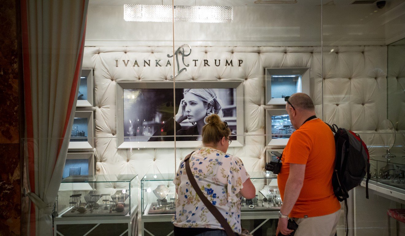 Shoppers at an Ivanka Trump Collection store at Trump Tower in New York. Photo: Bloomberg