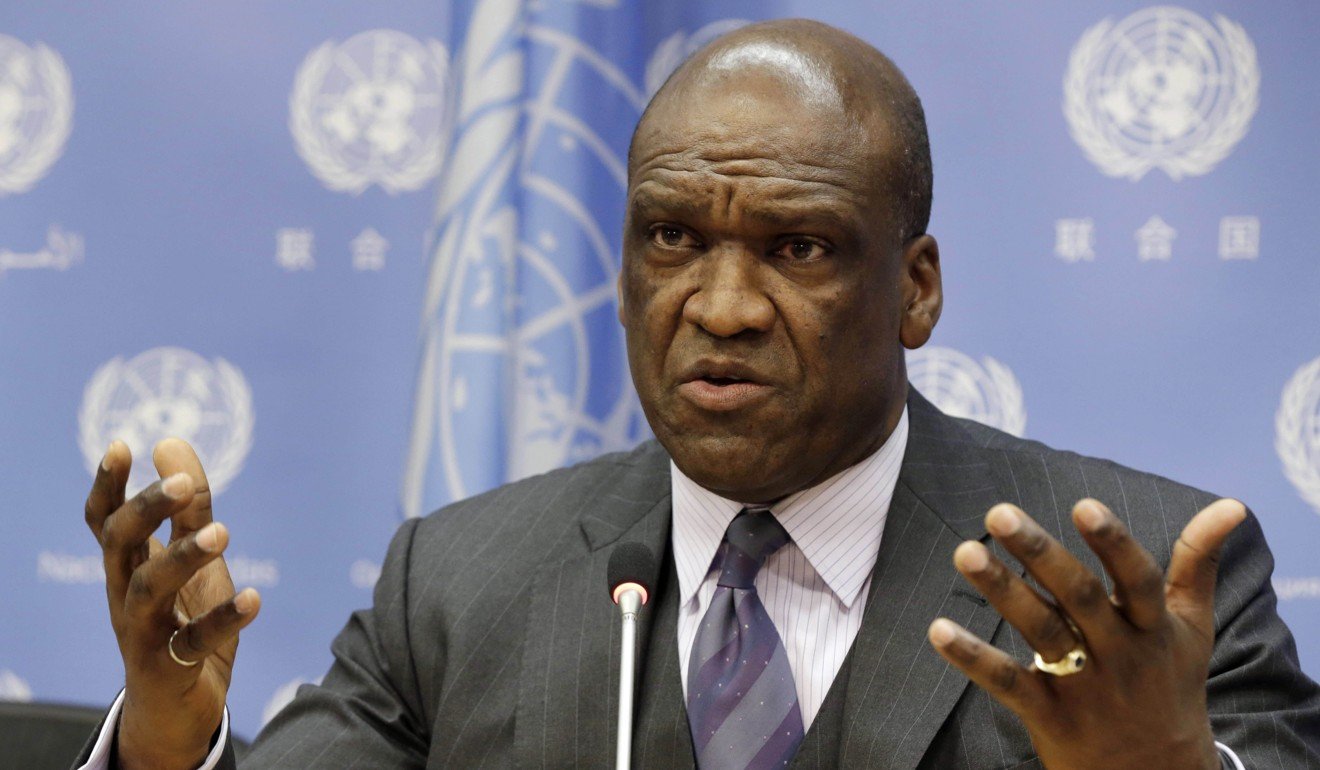 Former UN General Assembly president John Ashe. Photo: AP