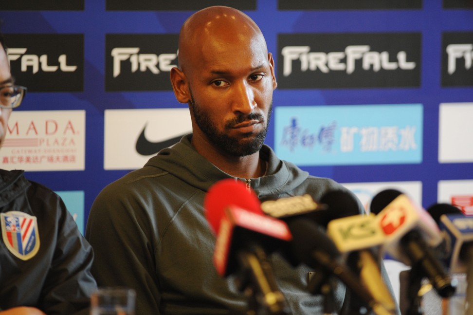 Nicolas Anelka’s time in China was notable for it brevity. Photo: AFP