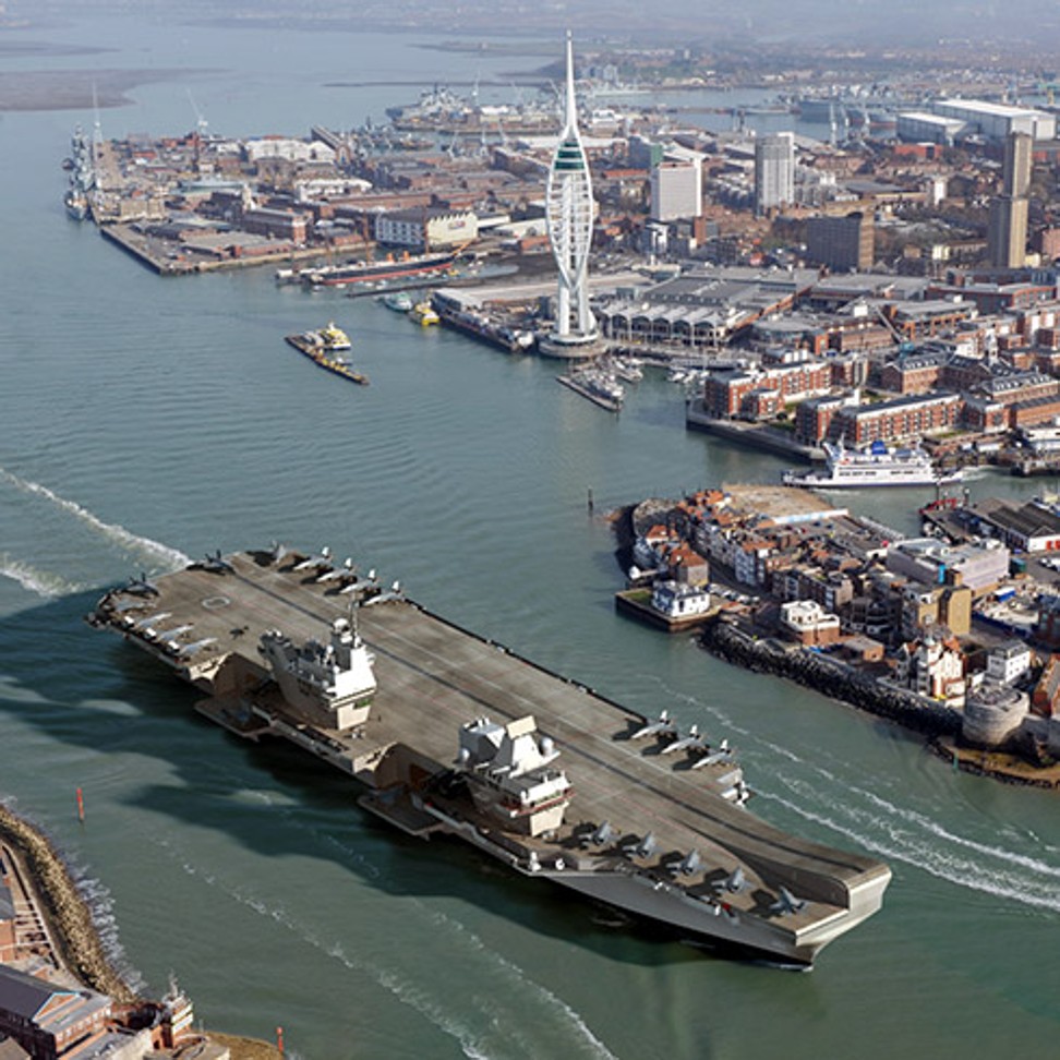 HMS Queen Elizabeth is the new flagship of the Royal Navy. Photo: Handout