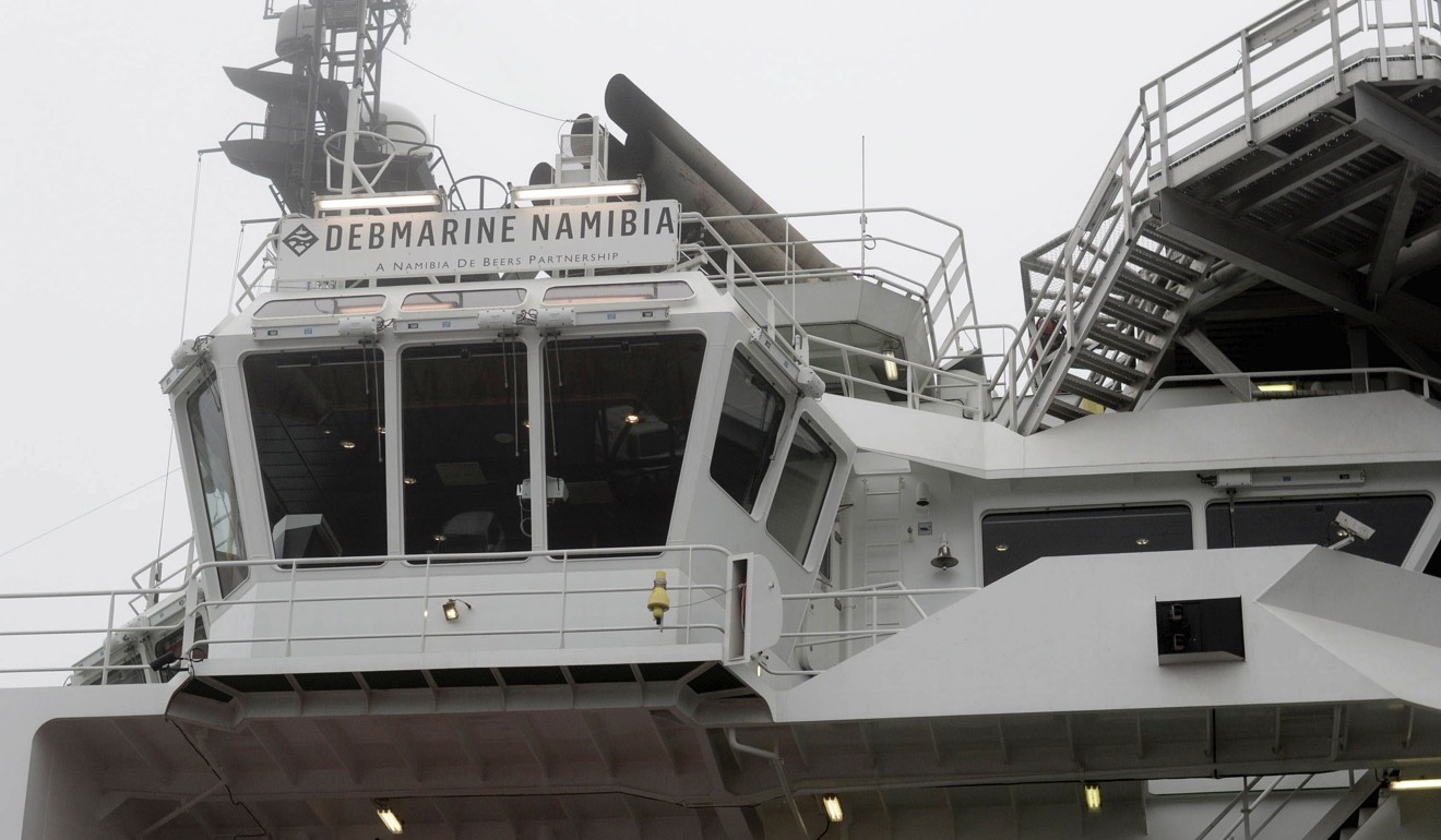 The officers' deck of the SS Nujom. Photo: AFP