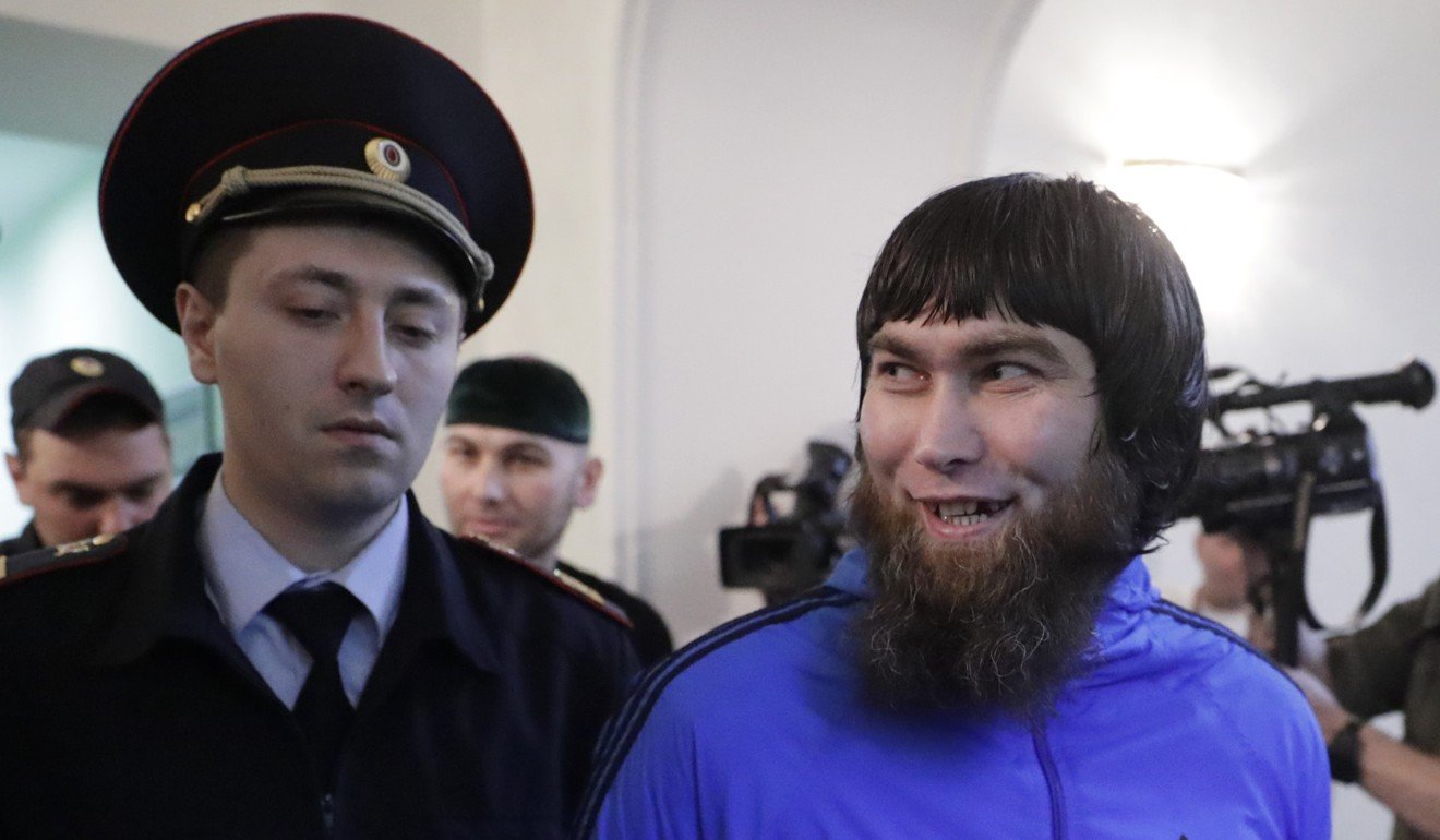 Anzor Gubashev at the Moscow military district court. Photo: Reuters