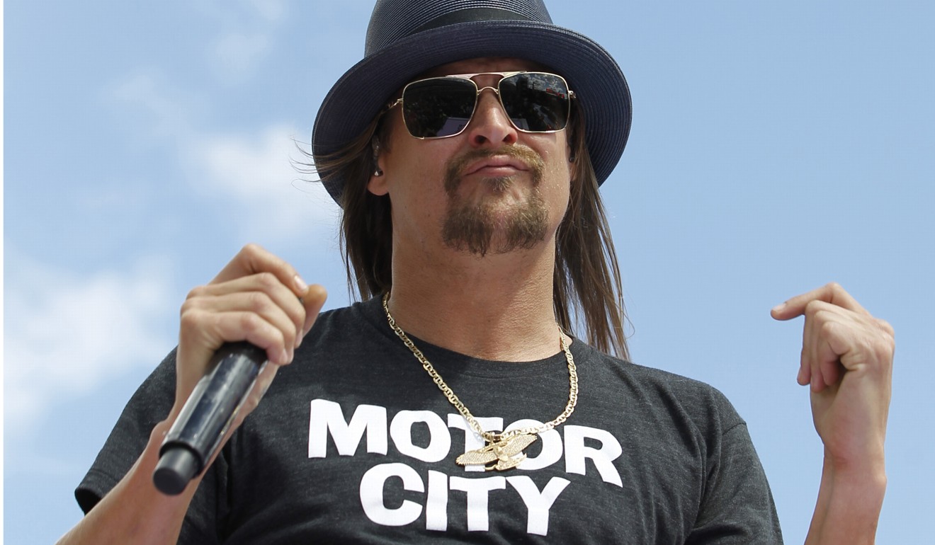 In this February 22, 2015, file photo, Kid Rock performs before the Daytona 500 Nascar Sprint Cup series auto race. Photo: AP