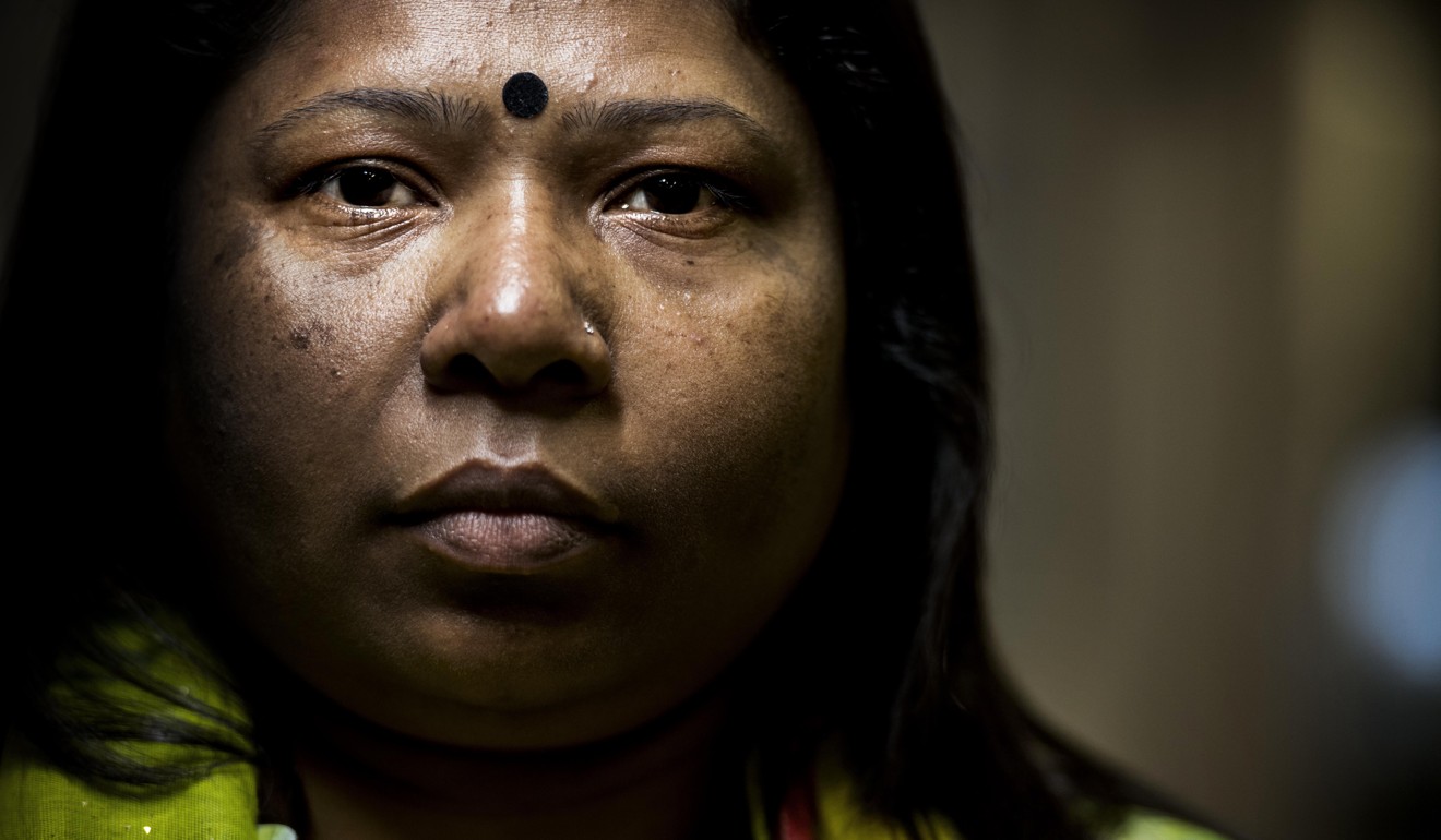 Kalpona Akter, a former garment worker and executive director of the Bangladesh Center for Worker Solidarity, one of the country's most prominent labour rights advocacy organisations. Washington Post photo by Melina Mara.