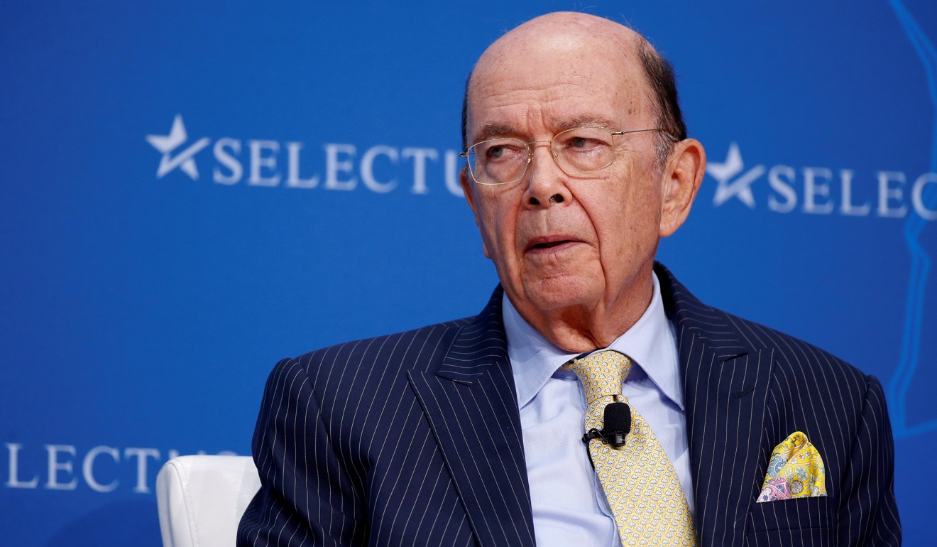 US Secretary of Commerce Wilbur Ross attended the business summit. Photo: Reuters