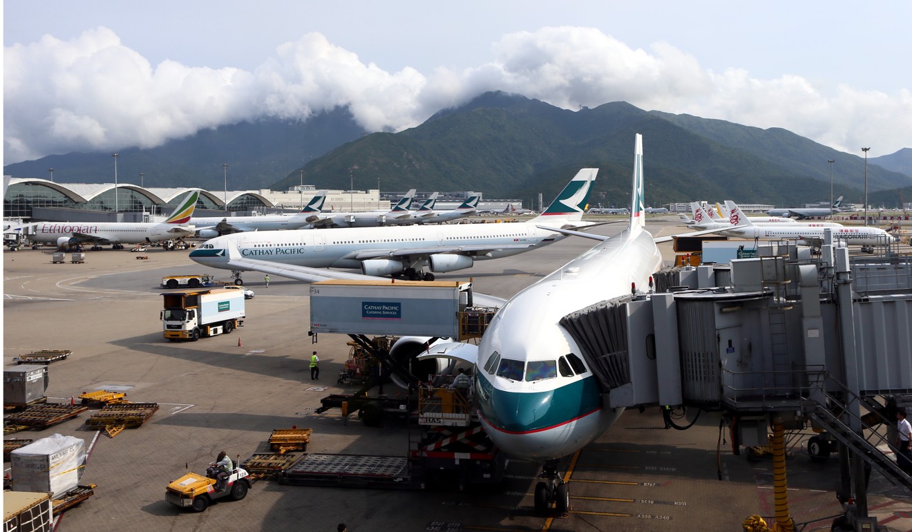 The Hong Kong International Airport in 2014. Photo: Xinhua