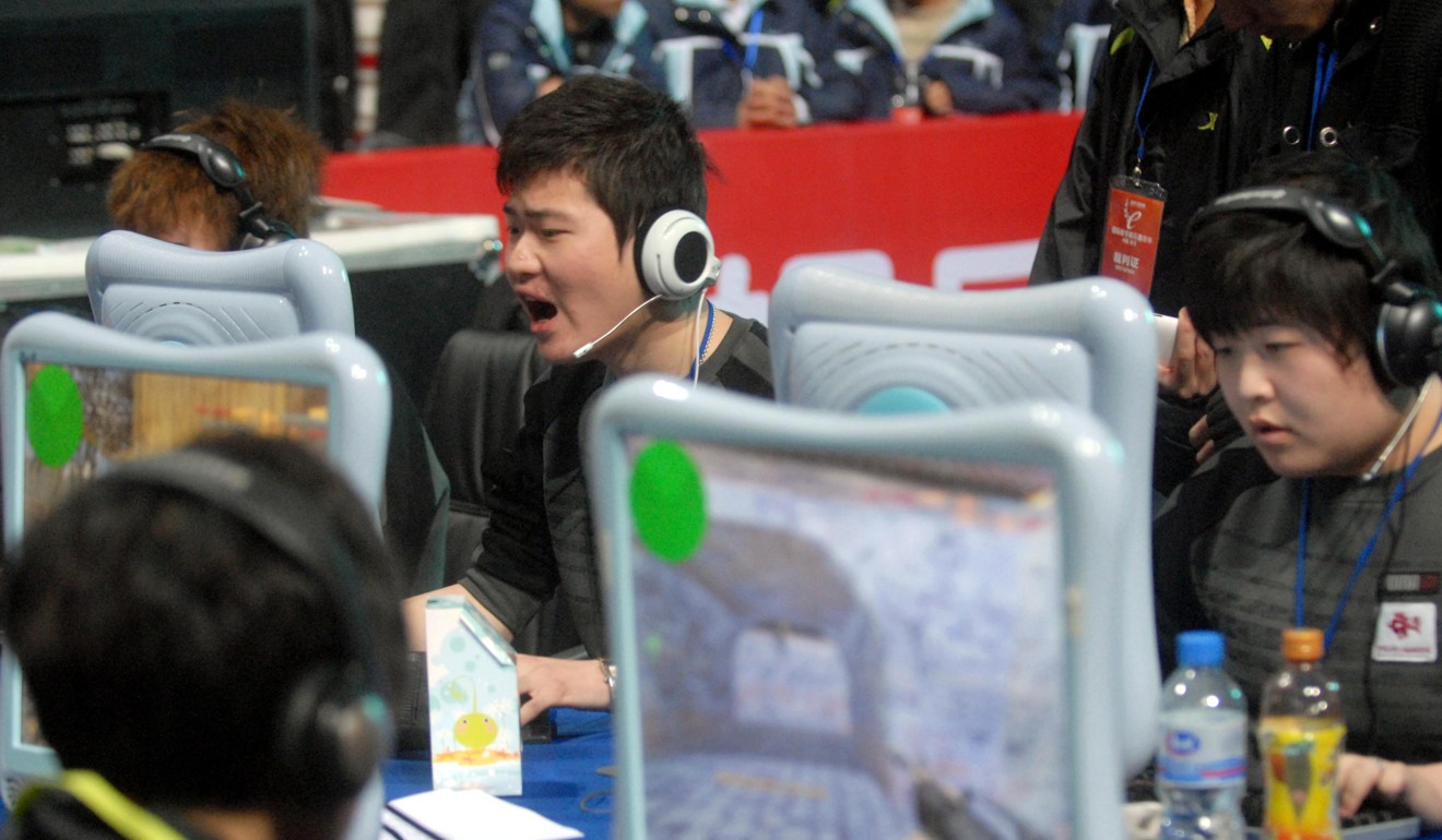 Players compete during an e-sports tournament in Wuhan, Hubei province. Photo: Xinhua