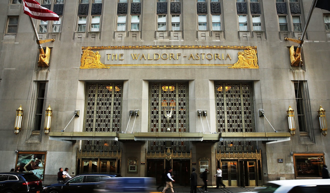 Anbang has applied to New York authorities to convert the Waldorf Astoria hotel into private apartments for sale. Photo: AFP