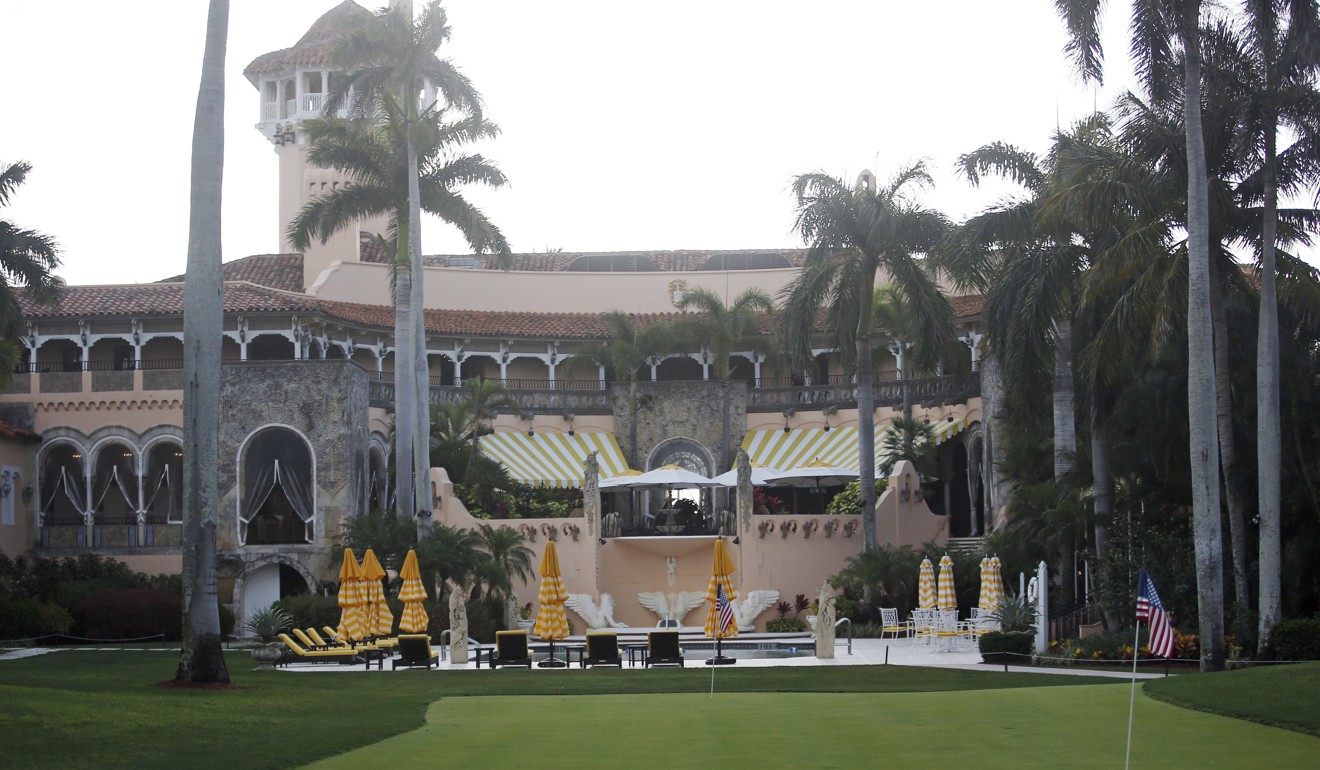US President Donald Trump's Mar-a-Lago estate in Palm Beach, Florida. Photo: AP
