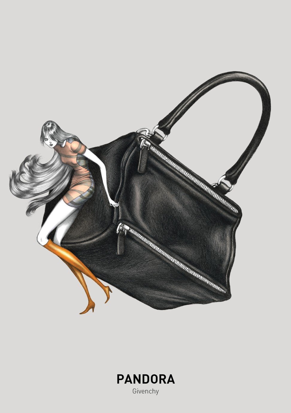 Iconic Bags Postcard Book Illustrated by Laura Laine – Fashionary