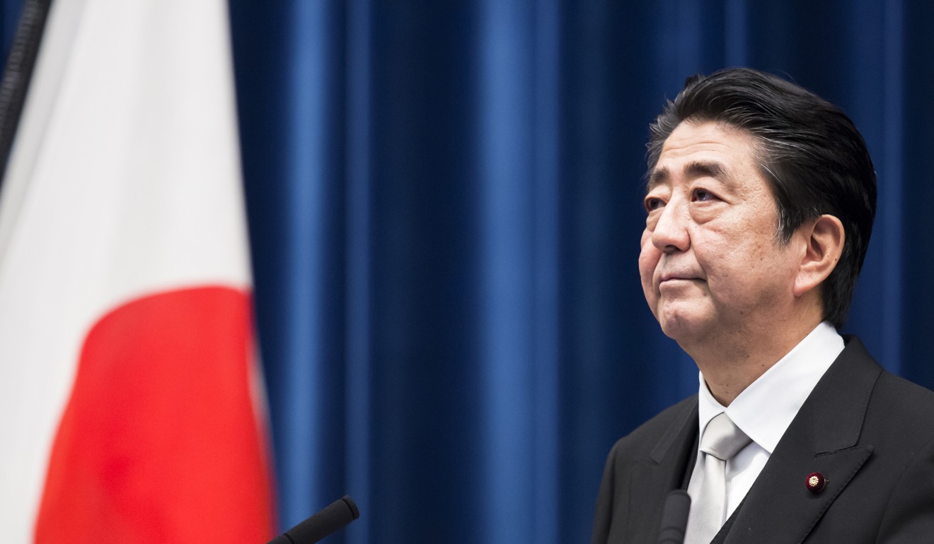Shinzo Abe, Japan's prime minister. Photo: Bloomberg