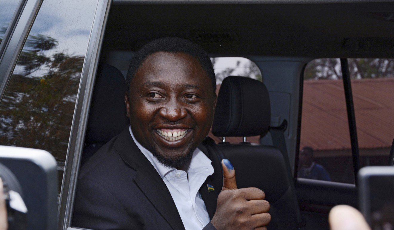 Presidential candidate Frank Habineza of the opposition Democratic Green Party. Photo: AP