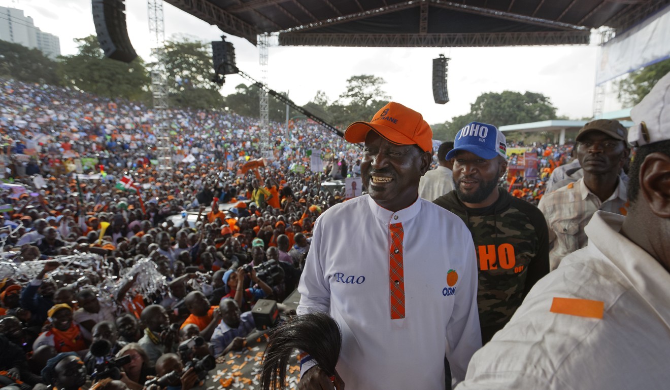 Main opposition leader Raila Odinga. Photo: AP