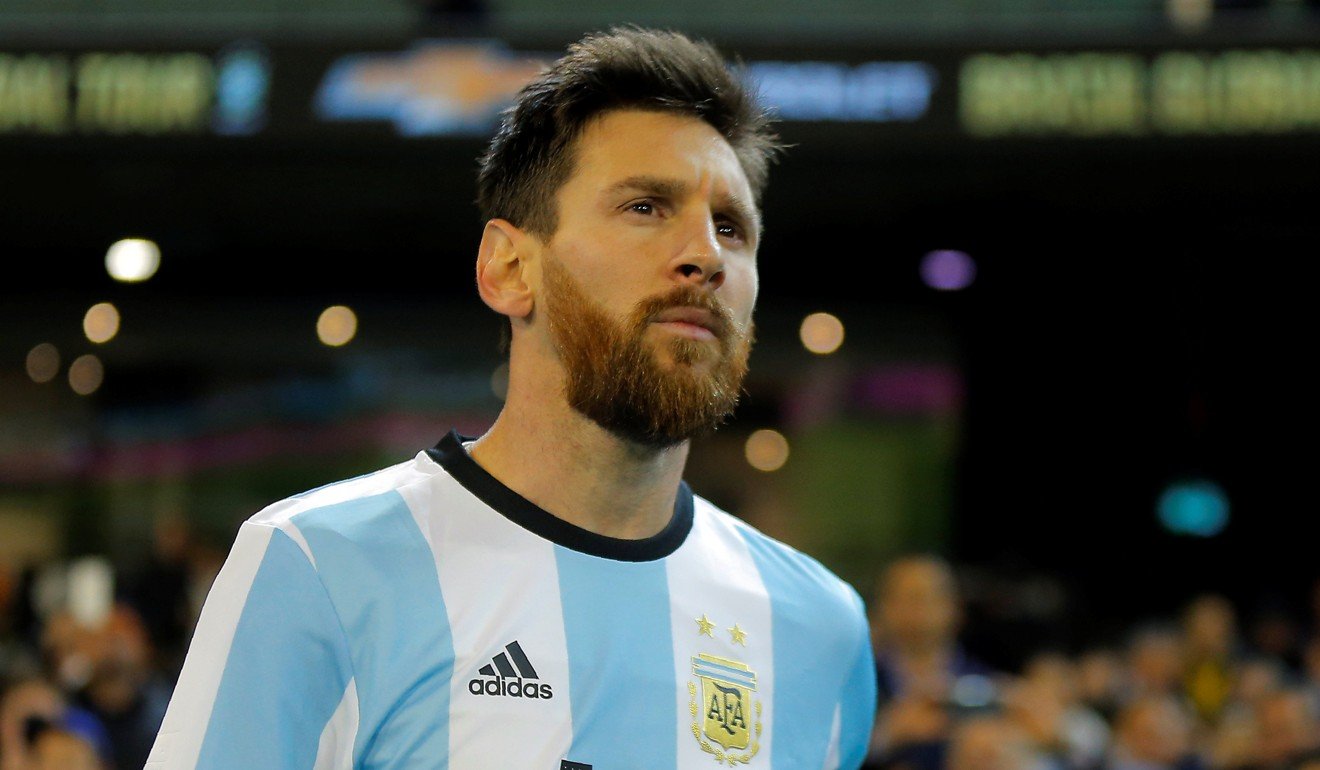 Lam said he planned to pass on to Liu Xia a signed postcard from football star Lionel Messi (pictured). Photo: Reuters