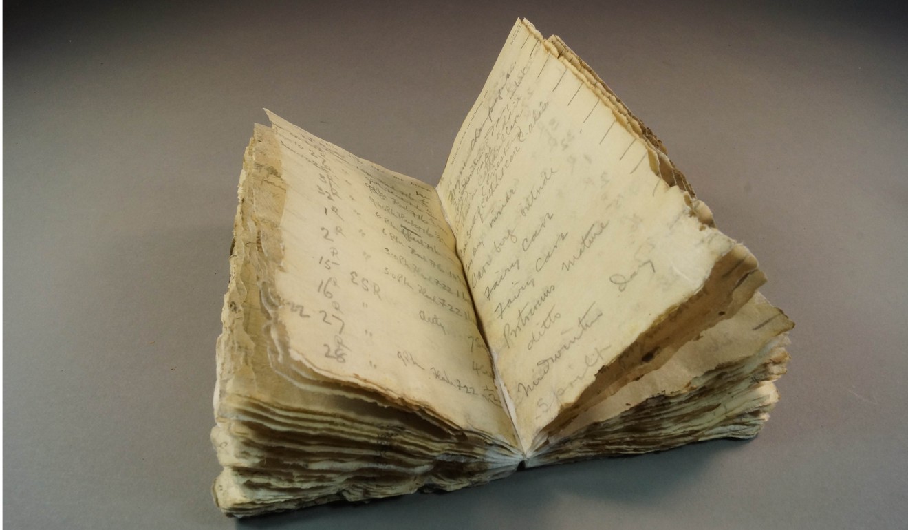 A notebook from Robert Falcon Scott's ill-fated Antarctic expedition was found after a century trapped in the ice of the frozen continent. The race between Scott and Roald Amundsen to reach the South Pole led to a decisive moment in history, in Stefan Zweig’s telling. Photo: AFP / Antarctic Heritage Trust (New Zealand)