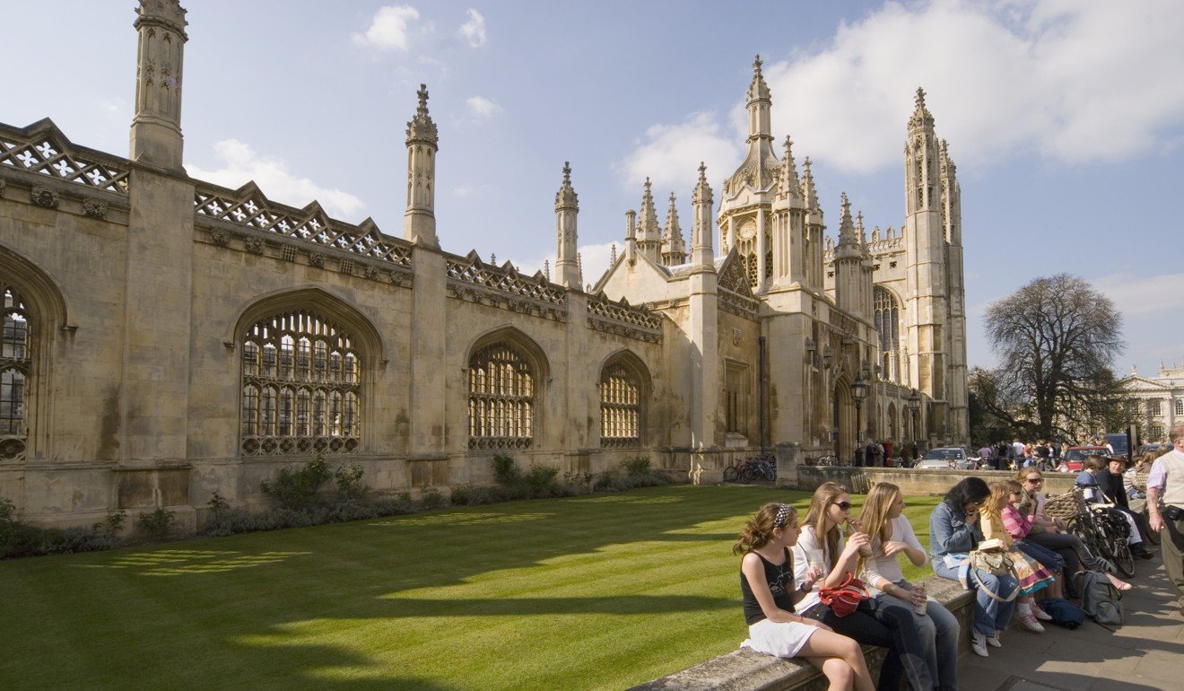 People at King's College at the University of Cambridge in Britain. Photo: Corbis