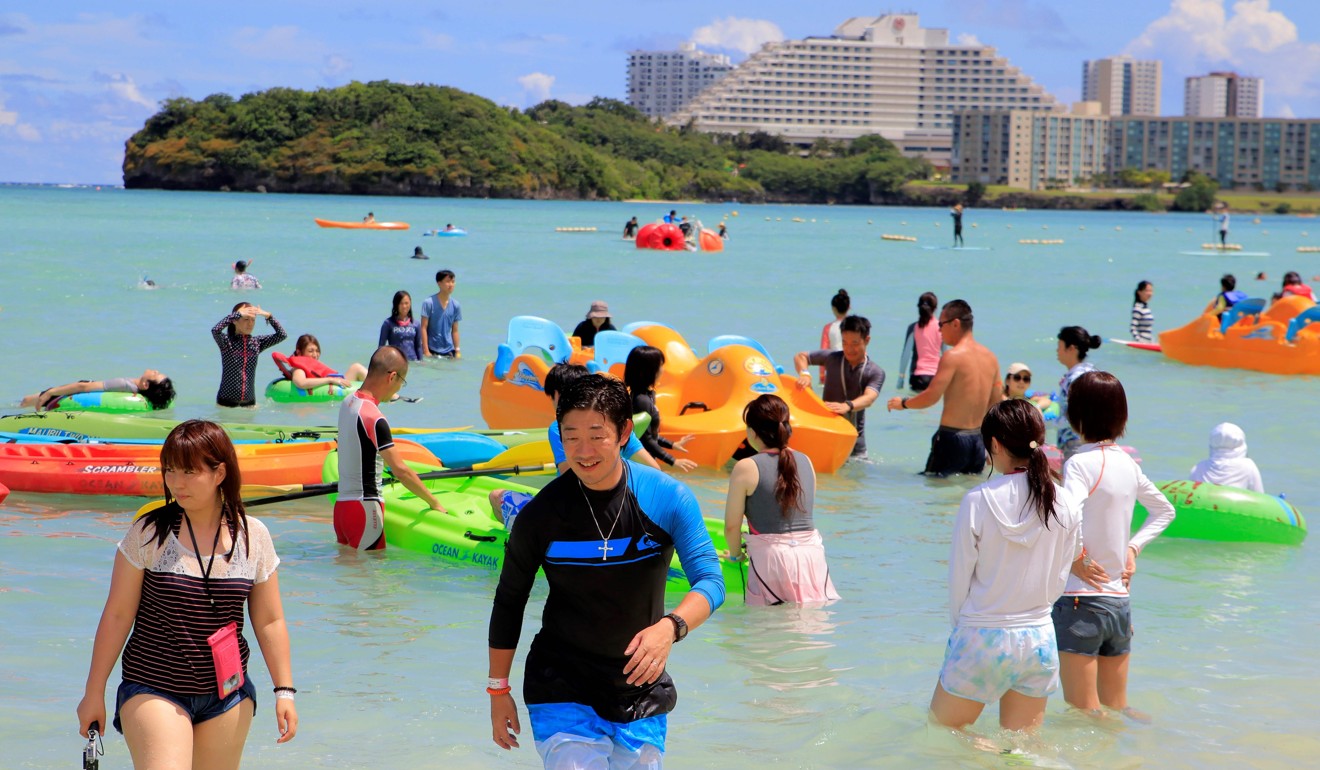 Guam: more worried about tourism than a nuclear strike. Photo: AFP