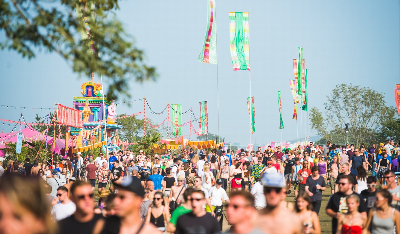 Crowds at Bestival in the UK.