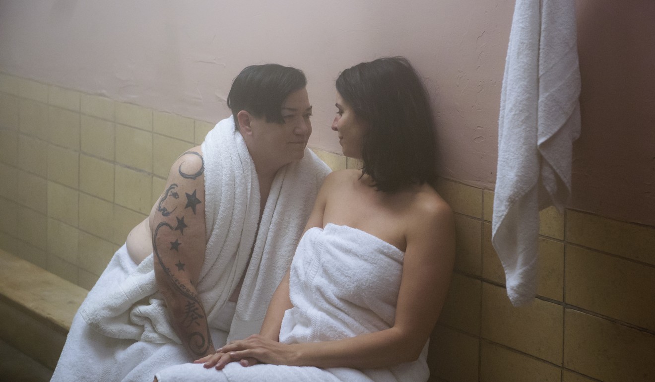 Lea DeLaria (left) in Orange Is the New Black.