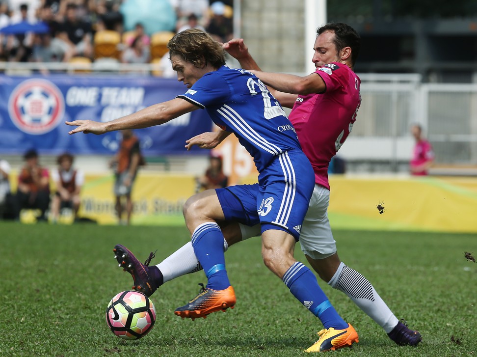 McKee in action for Eastern against Kitchee in last season’s Hong Kong Premier League. Photo: Jonathan Wong
