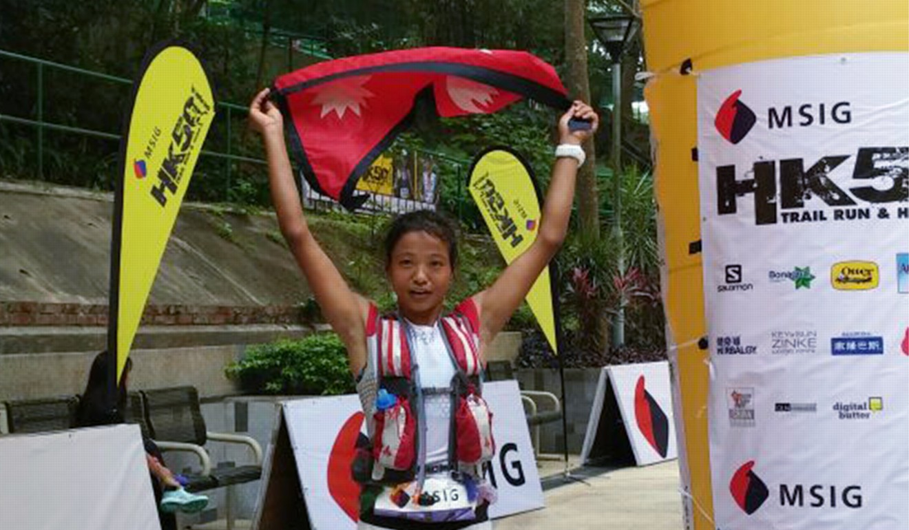 Nepal’s Mira Rai won the MSIG HK 50 Hong Kong Island trail run.