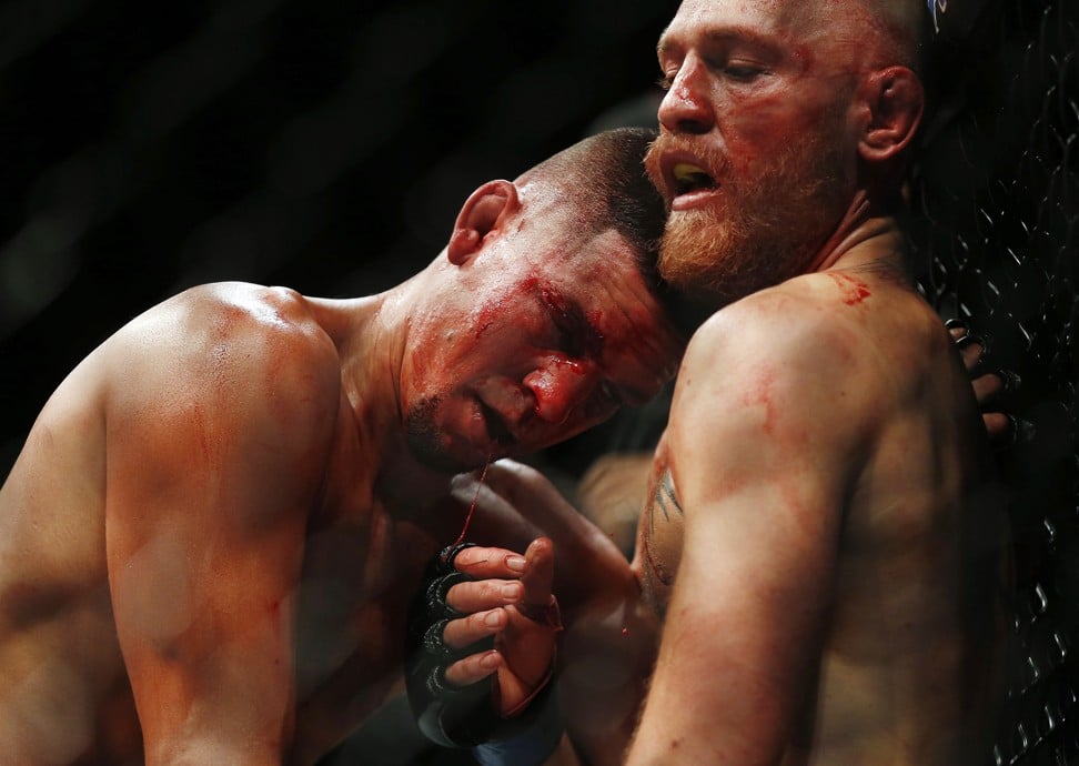 McGregor won a majority decision in his rematch with Nate Diaz. Photo: AP